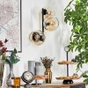Koyoto Boule lumineuse, Applique murale Ambre, Clair, 3 lumières