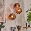 Ripoll Boule lumineuse, Applique murale Cuivré, 3 lumières