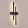 Glara Lampe murale d´extérieur, Applique murale LED Noir, 2 lumières
