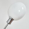 Nikkala Lampadaire Chrome, Blanc, 5 lumières