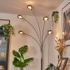 Nikkala Lampadaire Chrome, Blanc, 5 lumières