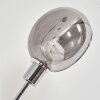 Nikkala Lampadaire Chrome, Blanc, 5 lumières