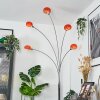 Nikkala Lampadaire Chrome, Blanc, 5 lumières
