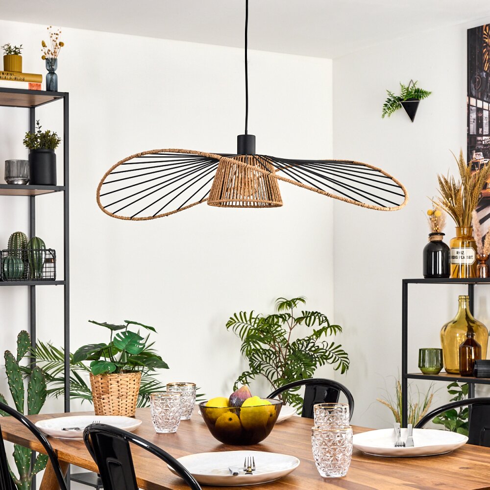 Elsa Suspension, Suspension Noir, 1 lumière