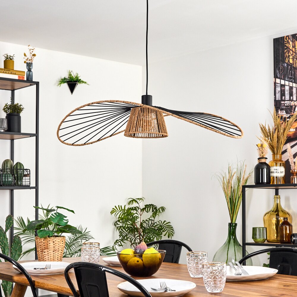 Elsa Suspension, Suspension Noir, 1 lumière