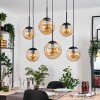 Gastor Suspension, Boule lumineuse, Suspension Ambre, 6 lumières