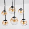 Gastor Suspension, Boule lumineuse, Suspension Ambre, Clair, 6 lumières