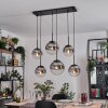 Gastor Suspension, Boule lumineuse, Suspension Clair, Fumé, 6 lumières