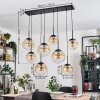 Gastor Suspension, Boule lumineuse, Suspension Ambre, Clair, 8 lumières