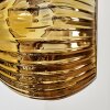 Ripoll Boule lumineuse, Applique murale Chrome, Or, Fumé, 3 lumières
