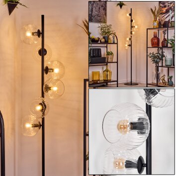 Koyoto Lampadaire 31 cm Clair, 6 lumières