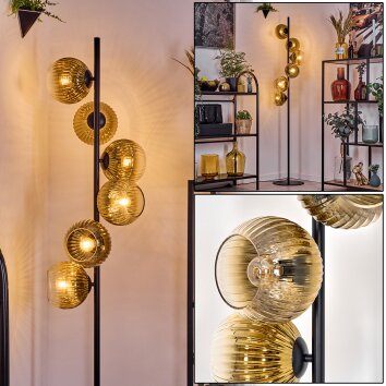 Koyoto Lampadaire 31 cm Or, Clair, 6 lumières