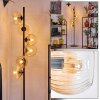 Koyoto Lampadaire 31 cm Ambre, Clair, 6 lumières