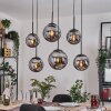 Gastor Suspension, Boule lumineuse, Suspension Fumé, 6 lumières