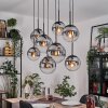 Gastor Suspension, Boule lumineuse, Suspension Clair, Fumé, 8 lumières