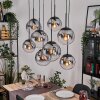 Gastor Suspension, Boule lumineuse, Suspension Clair, Fumé, 8 lumières