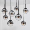 Gastor Suspension, Boule lumineuse, Suspension Clair, Fumé, 8 lumières