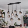 Gastor Suspension, Boule lumineuse, Suspension Clair, Fumé, 8 lumières