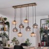 Koyoto Suspension, Boule lumineuse, Suspension Écru, Noir, 8 lumières