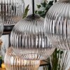 Koyoto Suspension, Boule lumineuse, Suspension Écru, Noir, 8 lumières