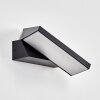 Xaden Lampe murale d´extérieur, Applique murale LED Noir, 1 lumière