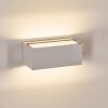 Lanor Lampe murale d´extérieur, Luminaire Up & Down, Applique murale LED Blanc, 1 lumière