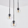 Ripoll Suspension, Boule lumineuse, Suspension grappe Clair, 3 lumières