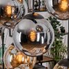 Gastor Suspension, Boule lumineuse, Suspension Ambre, Fumé, 8 lumières