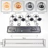 Gastor Suspension, Boule lumineuse, Suspension Ambre, Fumé, 8 lumières