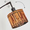 Cando Lampadaire Chrome, Noir, 3 lumières