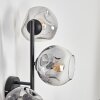 Ripoll Boule lumineuse, Applique murale Clair, Fumé, 3 lumières