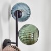 Koyoto Boule lumineuse, Applique murale Bleu, Vert, Cuivré, 3 lumières