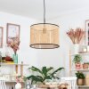 Ramila Suspension, Suspension Écru, Noir, 1 lumière