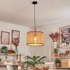 Ramila Suspension, Suspension Écru, Noir, 1 lumière