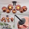 Koyoto Plafonnier, Boule lumineuse Cuivré, 7 lumières