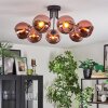 Koyoto Plafonnier, Boule lumineuse Cuivré, 7 lumières