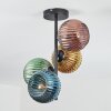 Koyoto Plafonnier, Boule lumineuse Bleu, Or, Vert, Cuivré, 4 lumières