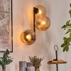 Koyoto Boule lumineuse, Applique murale Ambre, 3 lumières