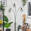 Yaak Lampadaire Noir, 3 lumières