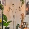 Yaak Lampadaire Noir, 3 lumières