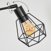 Yaak Lampadaire Noir, Blanc, 5 lumières