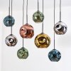Ripoll Suspension, Boule lumineuse, Suspension Écru, Noir, 8 lumières