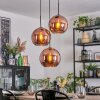 Koyoto Suspension, Boule lumineuse, Suspension grappe Cuivré, 3 lumières