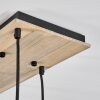 Ripoll Suspension, Boule lumineuse, Suspension Écru, Noir, 8 lumières
