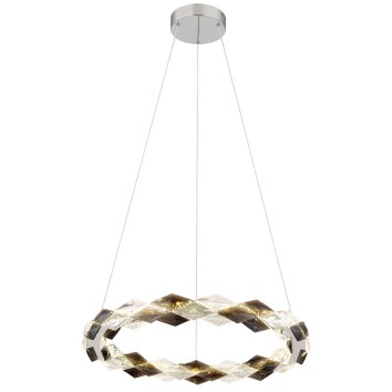 Karilion Suspension Luminaires Globo Lighting LED Chrome, 1 lumière