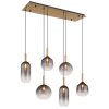 Elisabeth Suspension Luminaires Globo Lighting Laiton, 6 lumières