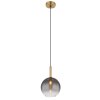 Elisabeth Suspension Luminaires Globo Lighting Laiton, Noir, 1 lumière
