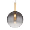 Elisabeth Suspension Luminaires Globo Lighting Laiton, Noir, 1 lumière