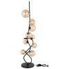 Tuberius Lampadaire Luminaires Globo Lighting LED Noir, 9 lumières