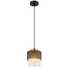 Olga Suspension Luminaires Globo Lighting Or, Noir, 1 lumière
